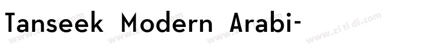 Tanseek Modern Arabi字体转换